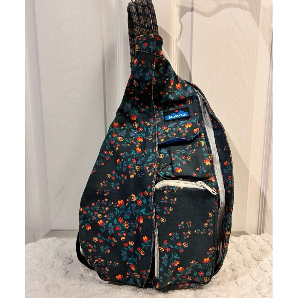 Kavu floral Prairie Flowers Backpack Multicolor Poppy Flower Sling Bag